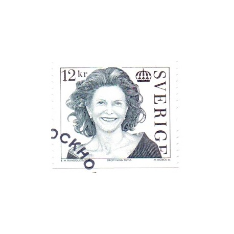 Sverige 2009. Dr. Silvia. AFA nr. 2657, postfrisk stemplet  hæfte FDC parstykkke