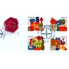 Sverige 2009. Julefrimærker. AFA nr. 2670-74, stemplet hæfte FDC parstykkke