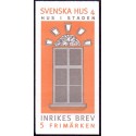 Sverige 1998. Svenske huse IV. AFA nr. 1967-71 postfrisk stemplet  hæfte FDC parstykkke