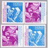 Sverige 2010. Karolinska Instituttet. AFA nr. 2713-14 postfrisk sammentryk stemplet  hæfte FDC parstykkke