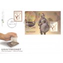 Sverige 2010. Gravyrekunst. AFA nr. 2730 postfrisk miniark stemplet  hæfte FDC parstykkke