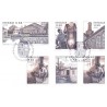 Sverige 2011. Driftmiljøer. AFA nr. 2753-57 postfrisk stemplet  hæfte FDC parstykkke