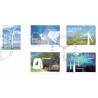Sverige 2011. Vedvarende energi. AFA nr. 2761-65 postfrisk stemplet  hæfte FDC parstykkke