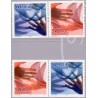 Sverige 2011. Netværk. AFA nr. 2766-67 postfrisk parstykker stemplet  hæfte FDC parstykkke
