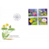 Sverige 2011. Åkander.  AFA nr. 2778-81 postfrisk sammnetryk stemplet  hæfte FDC parstykkke