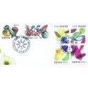 Sverige 2011. Frøgemmer. AFA nr. 2788-93 postfrisk stemplet  hæfte FDC parstykkke