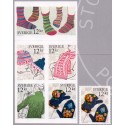 Sverige 2011. Textilhåndværk. AFA nr. 2798-2802 postfrisk  stemplet  hæfte FDC parstykkke