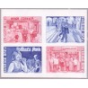 Sverige 2012. Folkeparkerne. AFA nr. 2807B,2809-12 postfrisk stemplet  hæfte FDC parstykkke