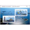 Sverige 2012. Norden ved havet. AFA nr. 2825 postfrisk miniark stemplet  hæfte FDC parstykkke