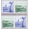 Sverige 2012. Europamærker / CEPT. AFA nr. 2821-22 postfriske parstykker stemplet  hæfte FDC parstykkke
