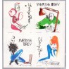 Sverige 2012. Skriv. AFA nr. 2854-57 postfrisk   stemplet  hæfte FDC parstykkke