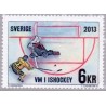 Sverige 2013. Svenske Ishockey helte. AFA nr. 2882-86 postfrisk stemplet  hæfte FDC parstykkke