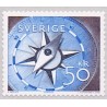 Sverige 2013. Kompas. AFA nr. 2896, postfrisk stemplet  hæfte FDC parstykkke