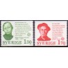 Sverige. 1980. Europamærker / CEPT. AFA nr. 1110-11 postfrisk stemplet  hæfte FDC parstykkke