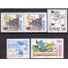 Sverige. 1980. Tegneserier. AFA nr. 1122-25, Co/Cn, postfrisk stemplet  hæfte FDC parstykkke
