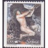 Sverige. 1980.Nøkken. AFA nr. 1132, postfrisk (Cz. Slanias) stemplet  hæfte FDC parstykkke