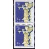 Sverige. 1980. Julefrimærker. AFA nr. 1137 Co/Cn,  postfrisk parstykke  stemplet  hæfte FDC parstykkke