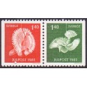 Sverige. 1981. Julefrimærker, AFA nr. 1176-77 postfrisk parstykke stemplet  hæfte FDC parstykkke