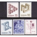 Sverige. 1982. Brugsudgave, AFA nr. 1178-82 postfrisk  stemplet  hæfte FDC parstykkke