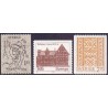 Sverige. 1982. Friluftmuseet  samt Elin Wägner, AFA nr. 1189-91 postfrisk stemplet  hæfte FDC parstykkke