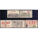 Sverige. 1983. Bogtrykkerkunstens indførelse, AFA nr. 1221-25 postfrisk stemplet  hæfte FDC parstykkke