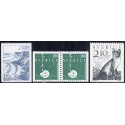 Sverige. 1983. Polarræv og Stora Karlsö, AFA nr. 1238-39 postfrisk  stemplet  hæfte FDC parstykkke SWEDEN