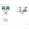 Sverige. 1983. Polarræv og Stora Karlsö, AFA nr. 1238-39 postfrisk  stemplet  hæfte FDC parstykkke SWEDEN