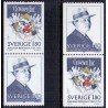 Sverige. 1983. Hjalmar Bergmann, AFA nr. 1241-42 postfriske parstykker stemplet  hæfte FDC parstykkke SWEDEN