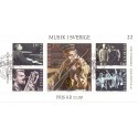 Sverige. 1983. Musik, AFA nr. 1245-49 postfrisk miniark stemplet  hæfte FDC parstykkke SWEDEN