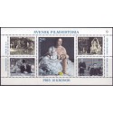 Sverige. 1981. Filmhistorie, AFA nr. 1168-72 postfrisk miniark stemplet  hæfte FDC parstykkke