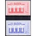 Sverige. 1984. Europamærker / CEPT, AFA nr. 1259-60 postfrisk  Stemplet hæfte FDC parstykkke SWEDEN