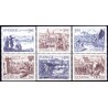 Sverige. 1984. Gamle Byer, AFA nr. 1282-87 postfrisk Stemplet hæfte FDC parstykkke SWEDEN **/o