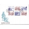 Sverige. 1984. Gamle Byer, AFA nr. 1282-87 postfrisk Stemplet hæfte FDC parstykkke SWEDEN **/o