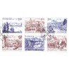 Sverige. 1984. Gamle Byer, AFA nr. 1282-87 postfrisk Stemplet hæfte FDC parstykkke SWEDEN **/o