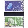 Sverige. 1984. Satellitprojektet Viking, AFA nr. 1293-94 postfrisk  Stemplet hæfte FDC parstykkke SWEDEN **/o