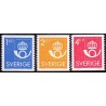 Sverige. 1985. Nye Dagligmærker. AFA nr. 1304-06 postfrisk  Stemplet hæfte FDC parstykkke SWEDEN **/o
