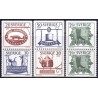Sverige. 1985. Gamle håndværksskilte. AFA nr. 1326-30 postfrisk par Stemplet hæfte FDC parstykkke SWEDEN **/o