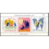 Sverige. 1985. FN's Int. Ungdomsår. AFA nr. 1333-35 postfrisk miniark Stemplet hæfte FDC parstykkke SWEDEN **/o