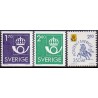 Sverige. 1986. Supperingsværdier og postvæsen jubi. AFA nr. 1363-65 postfrisk Stemplet hæfte FDC parstykkke SWEDEN **/o