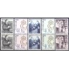 Sverige. 1986. Kong Karl 40-års fødselsdag. AFA nr. 1370-74 postfrisk parstykke Stemplet hæfte FDC parstykkke SWEDEN **/o