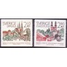 Sverige. 1986. Fællesnordisk udgave. AFA nr. 1375-76 postfrisk Stemplet hæfte FDC parstykkke SWEDEN **/o