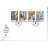 Sverige. 1986. Stockholmia. AFA nr. 1379-82 postfrisk miniark  Stemplet hæfte FDC parstykkke SWEDEN **/o