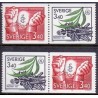 Sverige. 1986. Fred og frihed. AFA nr. 1387-88 postfriske parstykker Stemplet hæfte FDC parstykkke SWEDEN **/o