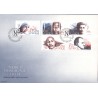 Sverige. 1986. Nobelmærker. AFA nr. 1389-93 postfrisk   Stemplet hæfte FDC parstykkke SWEDEN **/o
