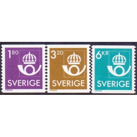 Sverige. 1987. Suppleringsværdier. AFA nr. 1398-1400 postfrisk   Stemplet hæfte FDC parstykkke SWEDEN **/o