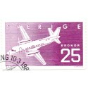 Sverige. 1987. Passagerflyet SAAB SF 340. AFA nr. 1407 postfrisk  Stemplet hæfte FDC parstykkke SWEDEN **/o