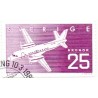 Sverige. 1987. Passagerflyet SAAB SF 340. AFA nr. 1407 postfrisk  Stemplet hæfte FDC parstykkke SWEDEN **/o