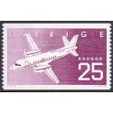 Sverige. 1987. Passagerflyet SAAB SF 340. AFA nr. 1407 postfrisk  Stemplet hæfte FDC parstykkke SWEDEN **/o
