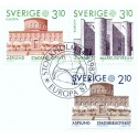 Sverige. 1987. Europamærker / CEPT. AFA nr. 1408-10 postfrisk  Stemplet hæfte FDC parstykkke SWEDEN **/o