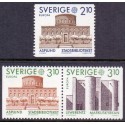 Sverige. 1987. Europamærker / CEPT. AFA nr. 1408-10 postfrisk  Stemplet hæfte FDC parstykkke SWEDEN **/o
